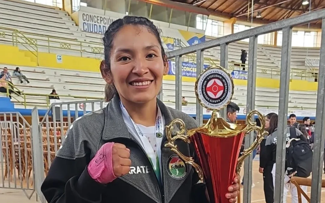 Maribel Baptista gana bronce en Elite Open Damas del Sudamericano de Karate Kyokushin