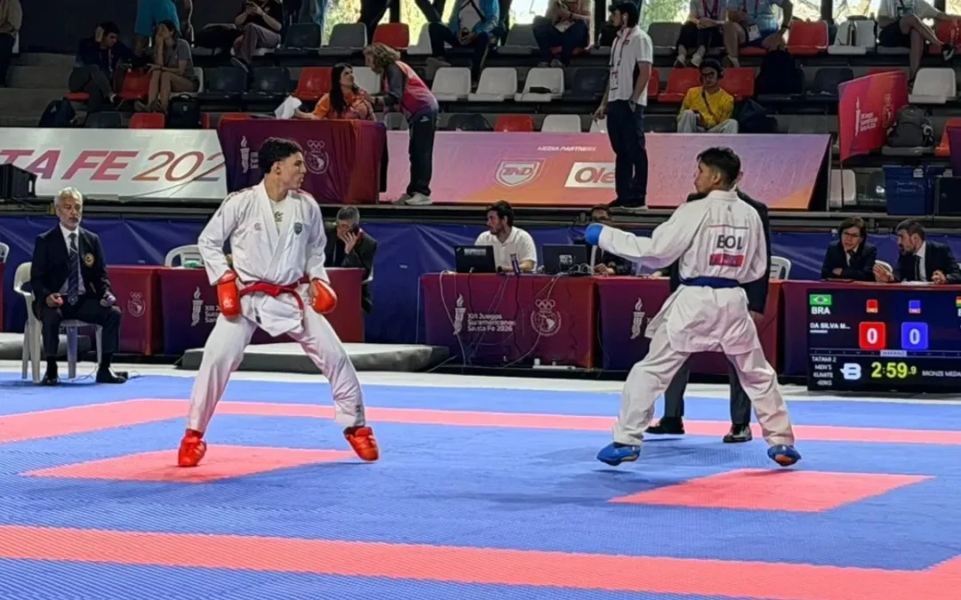 Luis Vera conquista el bronce en el karate de los Juegos Suramericanos